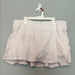 Lululemon Athletica White Skorts with Pleated Design